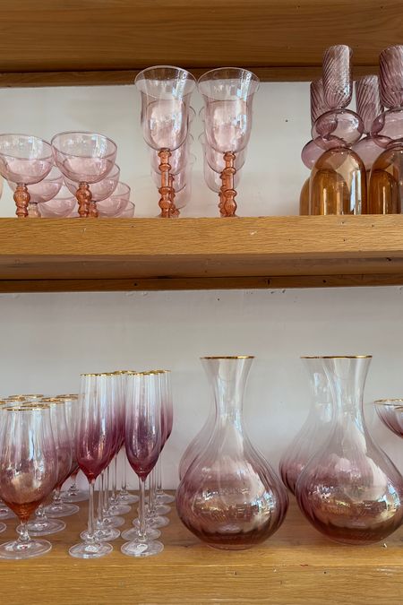 Anthropologie Pink Glassware 

#LTKhome #LTKSeasonal #LTKHoliday