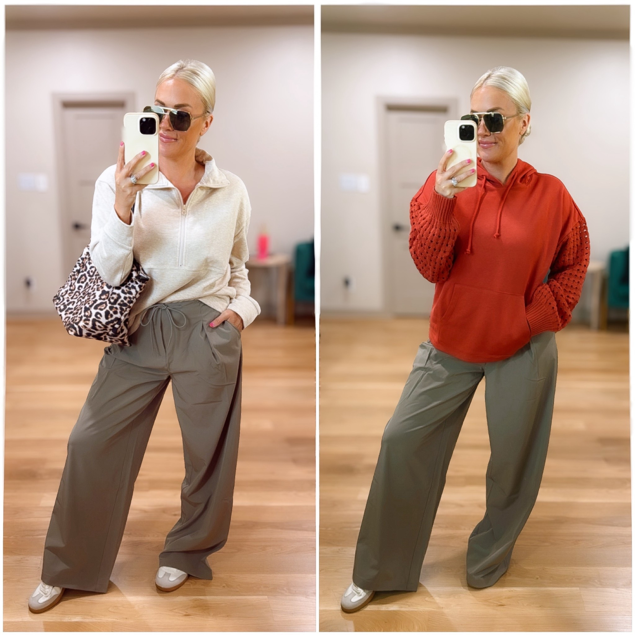 Basic neutral fall workwear outfit inspo that’s perfect for back to school! 