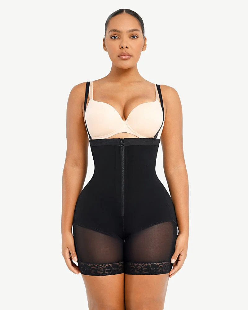 AirSlim® Firm Tummy Compression Bodysuit Shaper With Butt Lifter | Shapellx