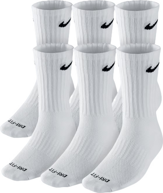 Unisex Everyday Plus Cushioned Training 6-Pairs Crew Socks | Macy's