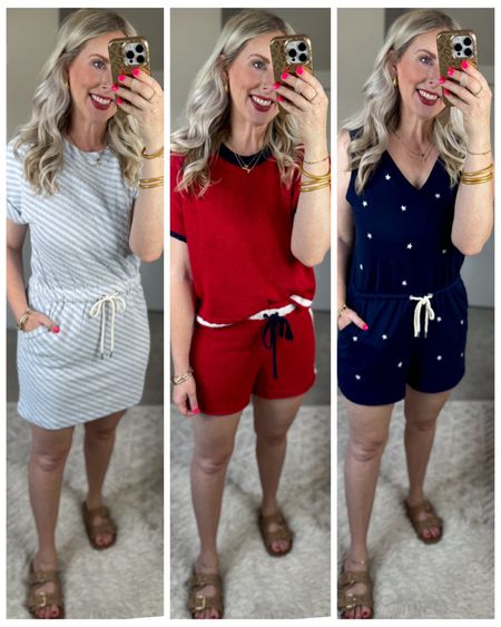 Daily try on, loft, red white and blue, patriotic style, 4th of July outfit 

Medium in everything! 

#LTKSeasonal #LTKFindsUnder50 #LTKSaleAlert