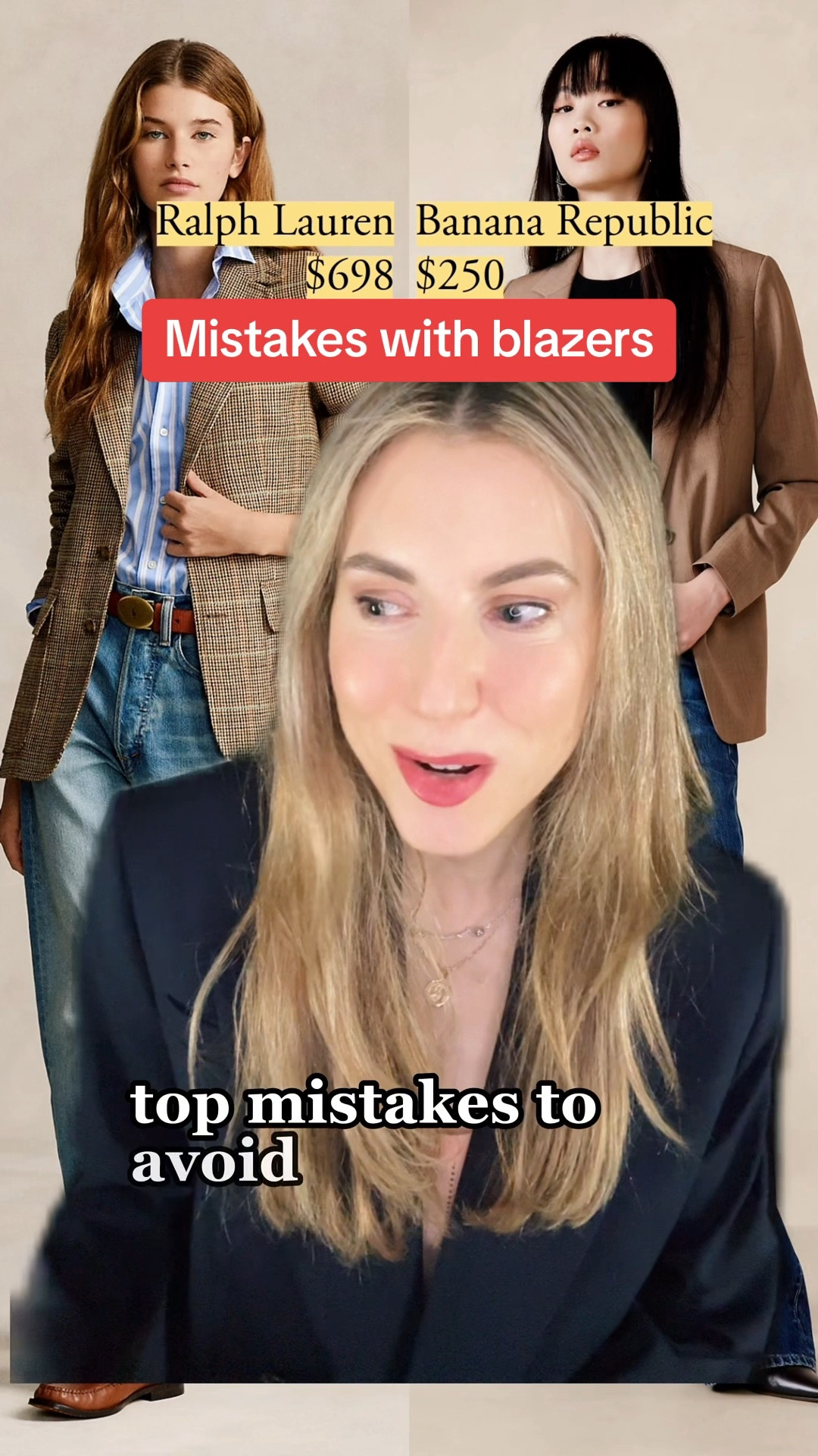 What are some issues you’re finding with blazers? Blazers are complex inside and out. I kept this video to 9 issues, and I can easily add more.

Mistakes covered in the video:
1. Pairing with jeans
2. Sports coat vs. blazer vs. suit jacket
3. Suit jacket pairing
4. Common fit mistakes
5. Collar fit
6. Seam allowance
7. Lapel roll
8. Do not steam
9. Bottom button

Banana Republic has been showing up for us lately with some really beautiful blazers. Aritzia’s wool is great, and their styling is fresh. You don’t want to miss Weekend Max Mara on sale. At least check it out. 

I am wearing the Banana Republic Siena relaxed blazer in navy. It’s a great navy, and $150? How? So good  

#LTKVideo #LTKStyleTip #LTKWorkwear