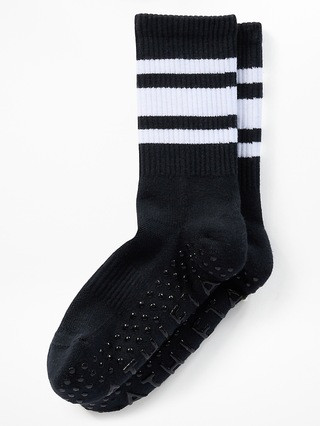 Athleta Pilates Gripper Crew Sock | Athleta