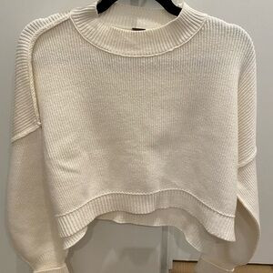 Free People Easy Street Cropped Sweater | Poshmark
