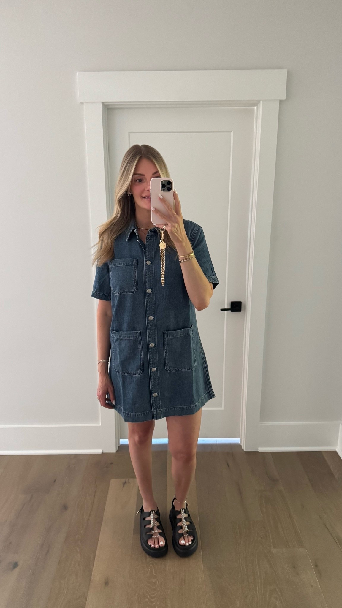 denim mini TTS for a baggy fit size L 🩵

#LTKTall
