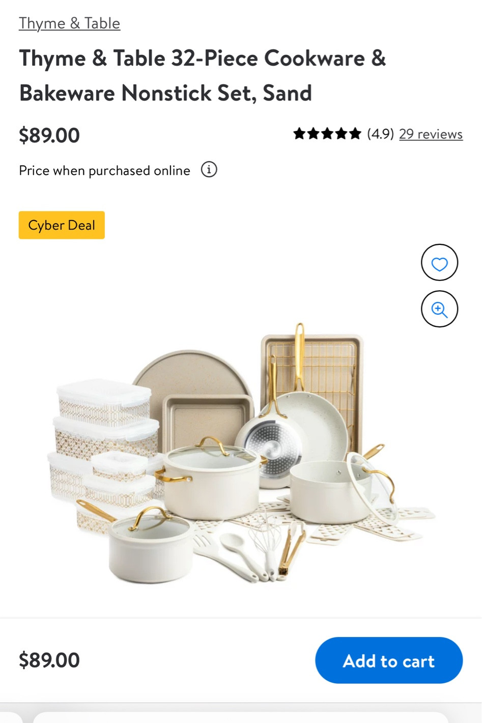 Thyme & Table 32-Piece Cookware & … curated on LTK in 2023