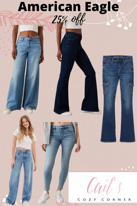 My fav American Eagle jeans are on sale 

#LTKfindsunder50 #LTKMostLoved #LTKSeasonal