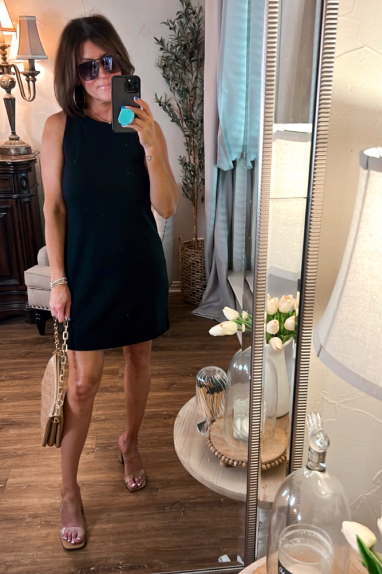 Walmart dress, wearing size small.  Perfect for work with a blazer! 

#LTKover40 #LTKworkwear #LTKfindsunder50