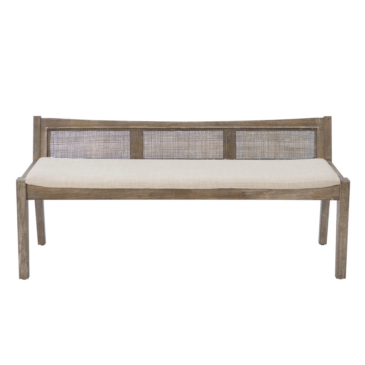 Donner Cane Back Cushioned Bench | Wayfair North America