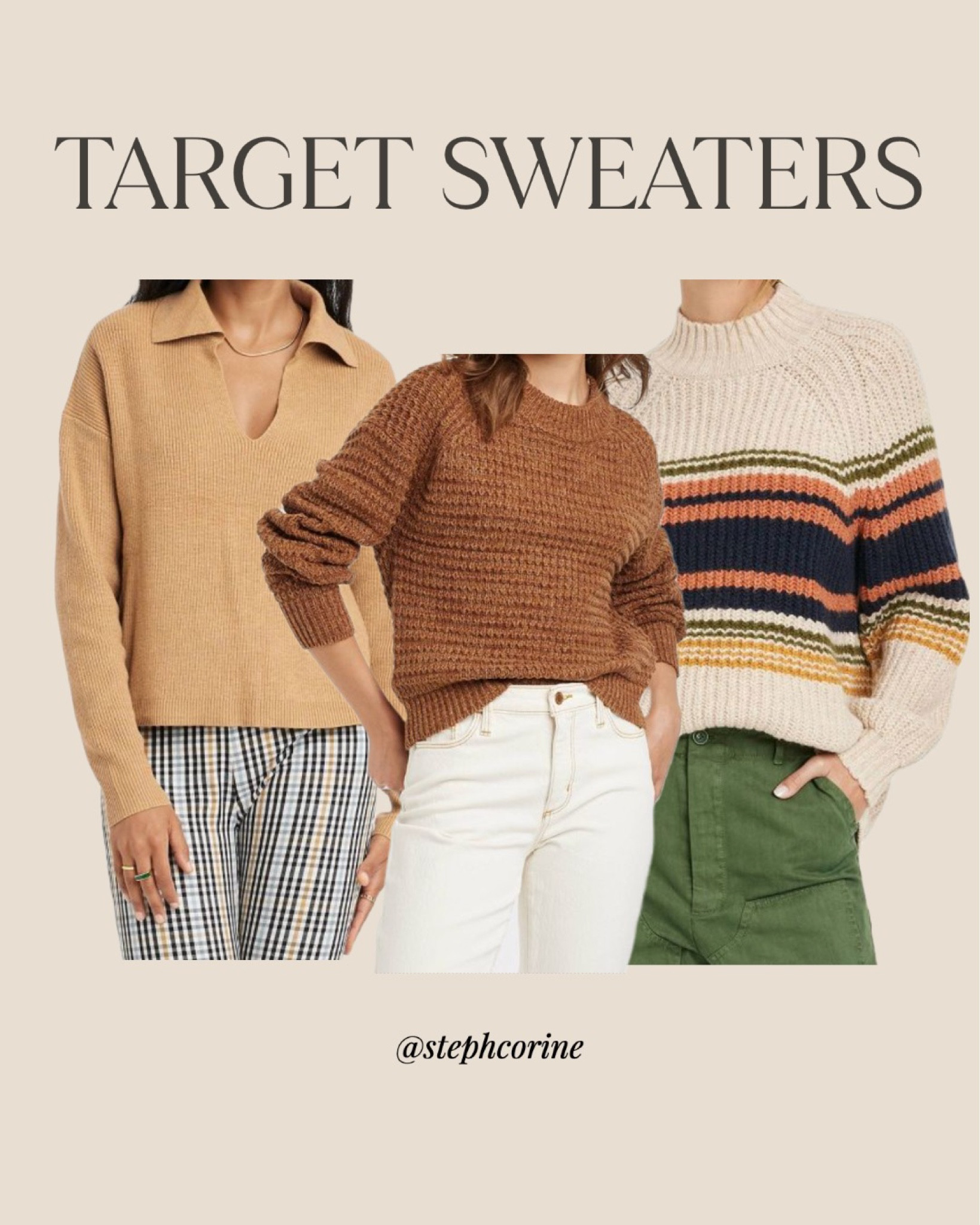 20% off target sweaters today. Starting at $20 #falloutfit #falloutfits #target #sweaters 

#LTKworkwear #LTKstyletip #LTKSeasonal