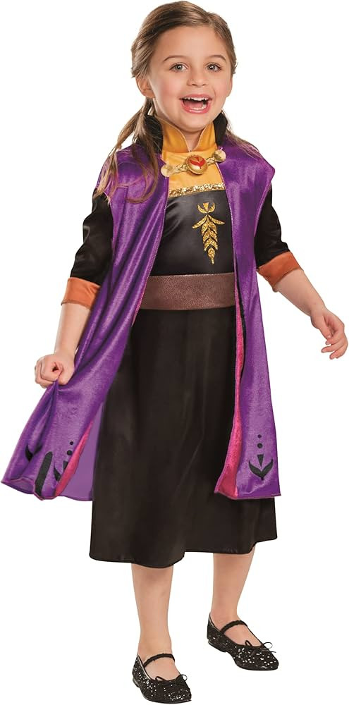 Disguise Disney Anna Frozen 2 Classic Girls' Halloween Costume Purple, 3T-4T | Amazon (US)