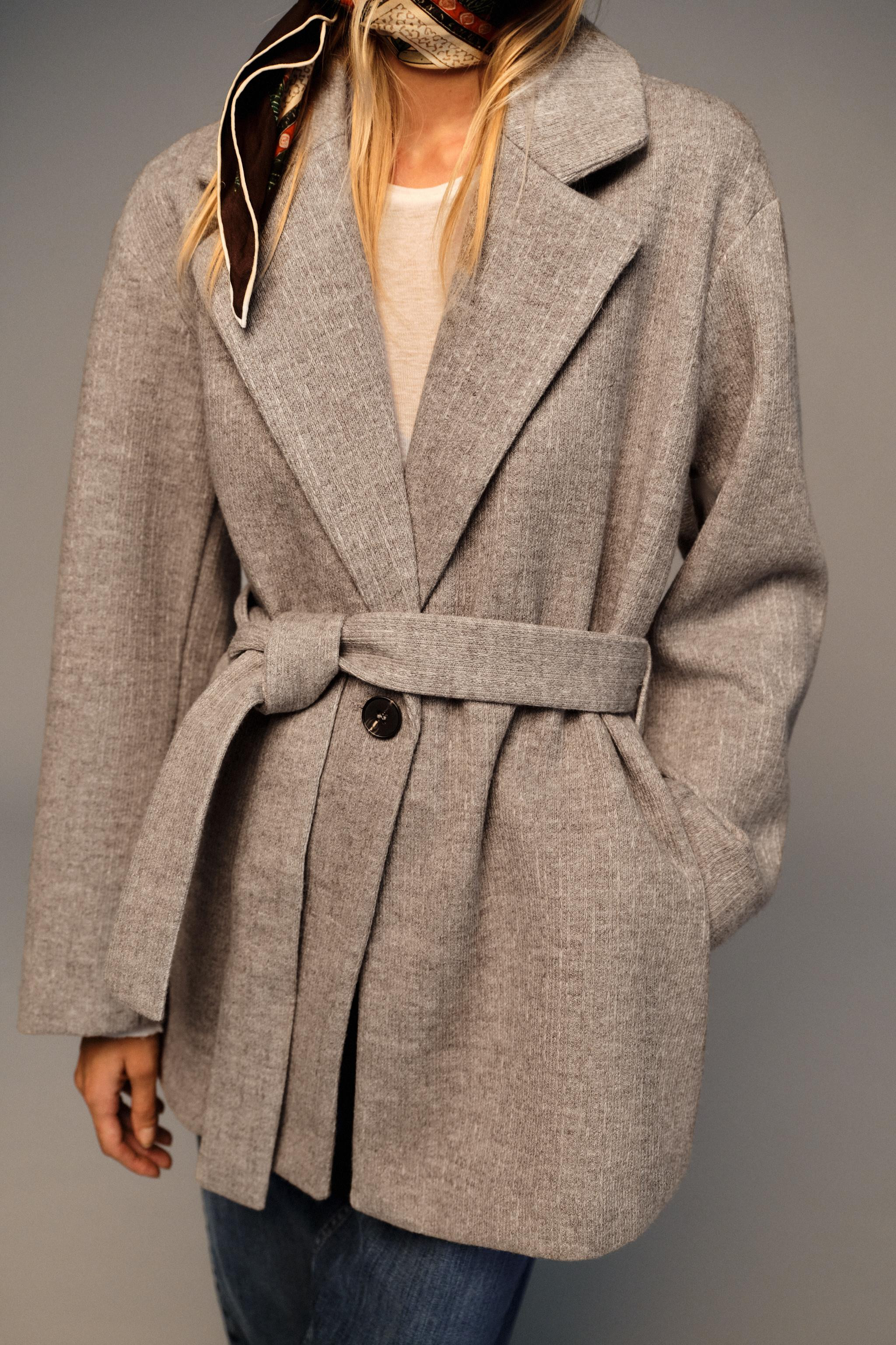 SOFT BELTED BLAZER | Zara US