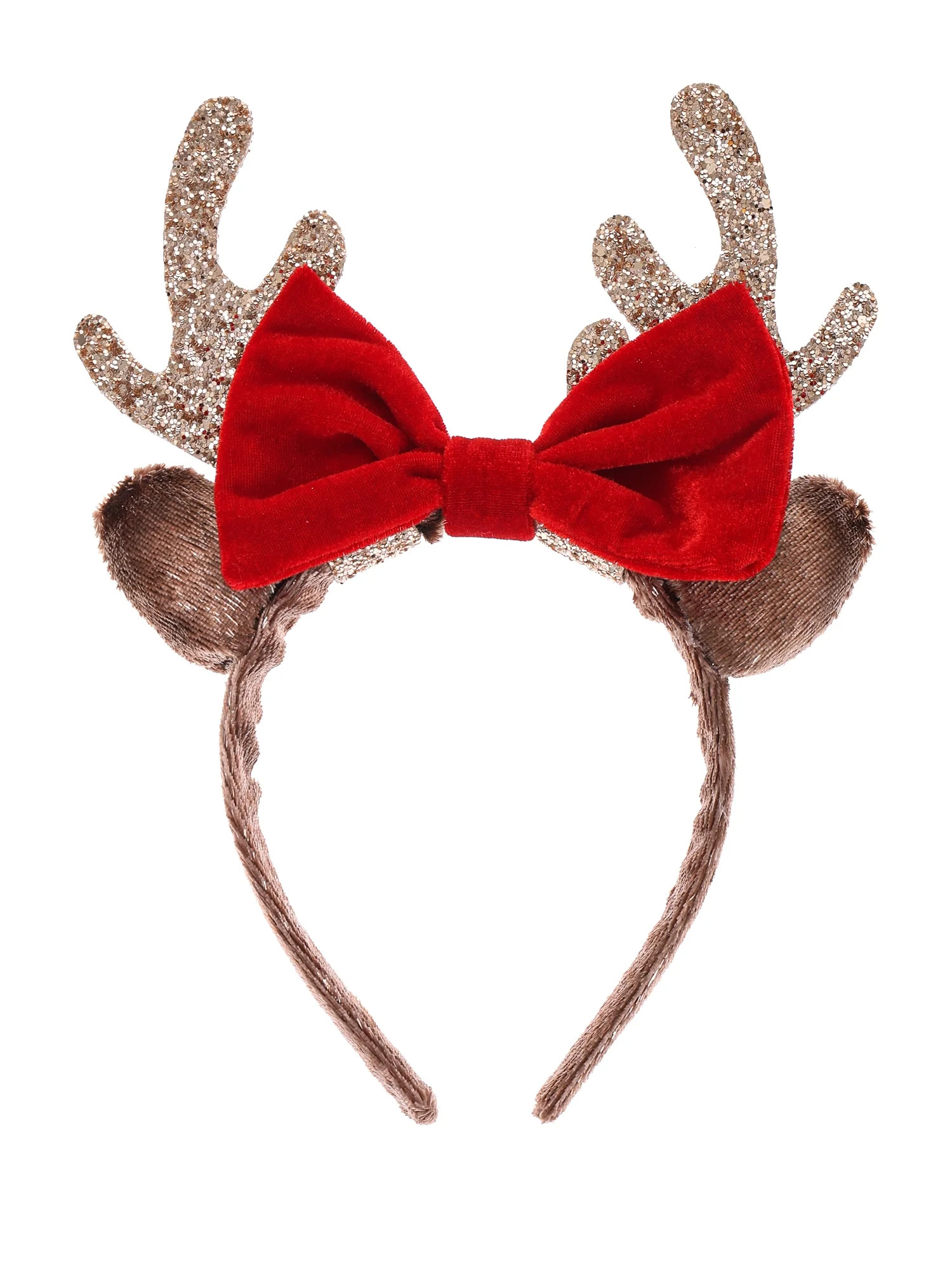 Best seller Holiday Time Holiday Time Reindeer and Red Bow Headband, 1 Piece 3 stars out of 4 rev... | Walmart (US)
