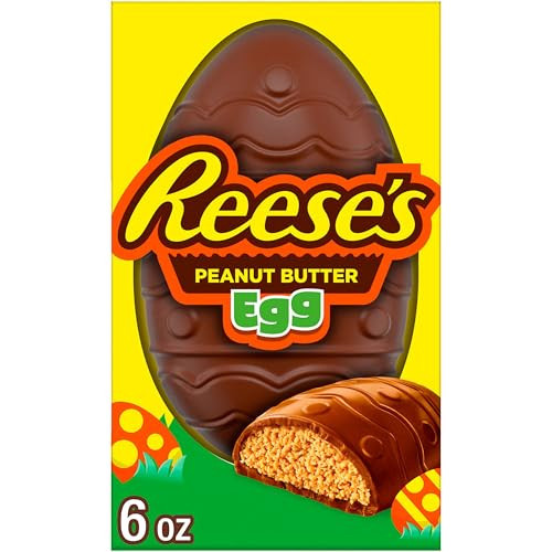 REESE'S Milk Chocolate Peanut Butter Egg, Easter Candy Gift Box, 6 oz | Amazon (US)