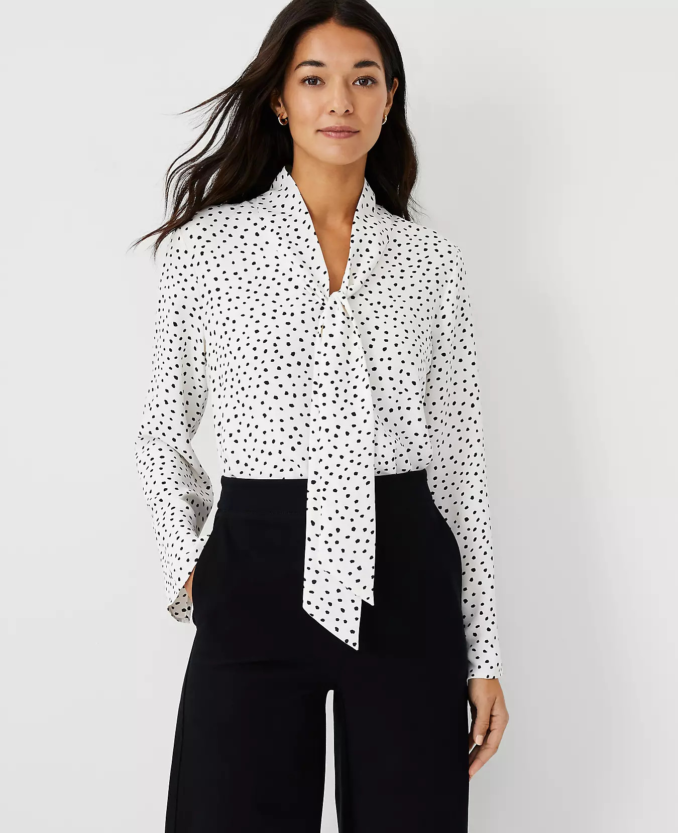 Bow Neck Blouse | Ann Taylor (US)
