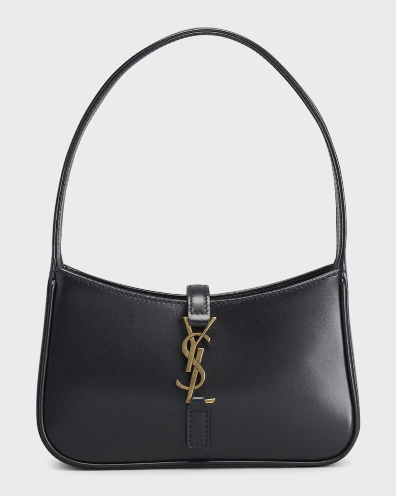 Saint Laurent Le&nbsp;5 A 7 Micro Calfskin Hobo Bag | Neiman Marcus