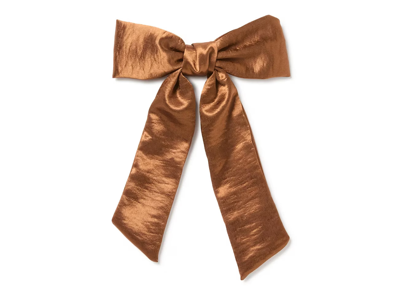 Kelly & Katie Caramel Satin Hair Bow | DSW