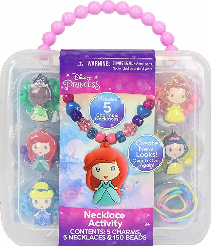 Tara Toys Disney Princess Necklace Activity Set, Create your own jewelry, easy for little hands [... | Amazon (US)