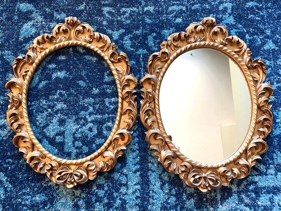 Beautiful Vintage Ornate Gold Gilded Mirror and Frame - Sold Individually - Vintage Mirror - Vict... | Etsy (US)