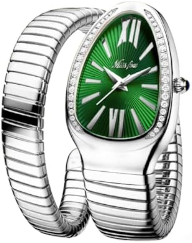 Dress Snake Shape Bracelet Women Watch Top Elegant Waterproof Quartz Jewelry Watches | Amazon (US)