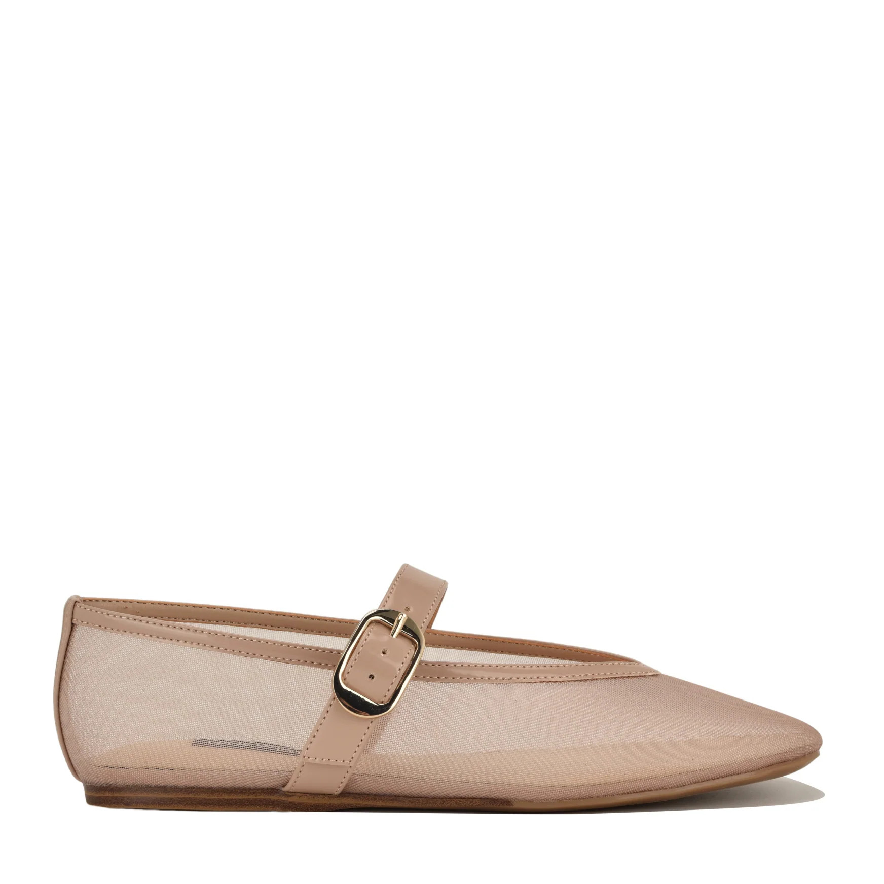 Women's Vancee Mary Jane Ballet Flats - Natural Mesh | Nine West | Nine West (US)