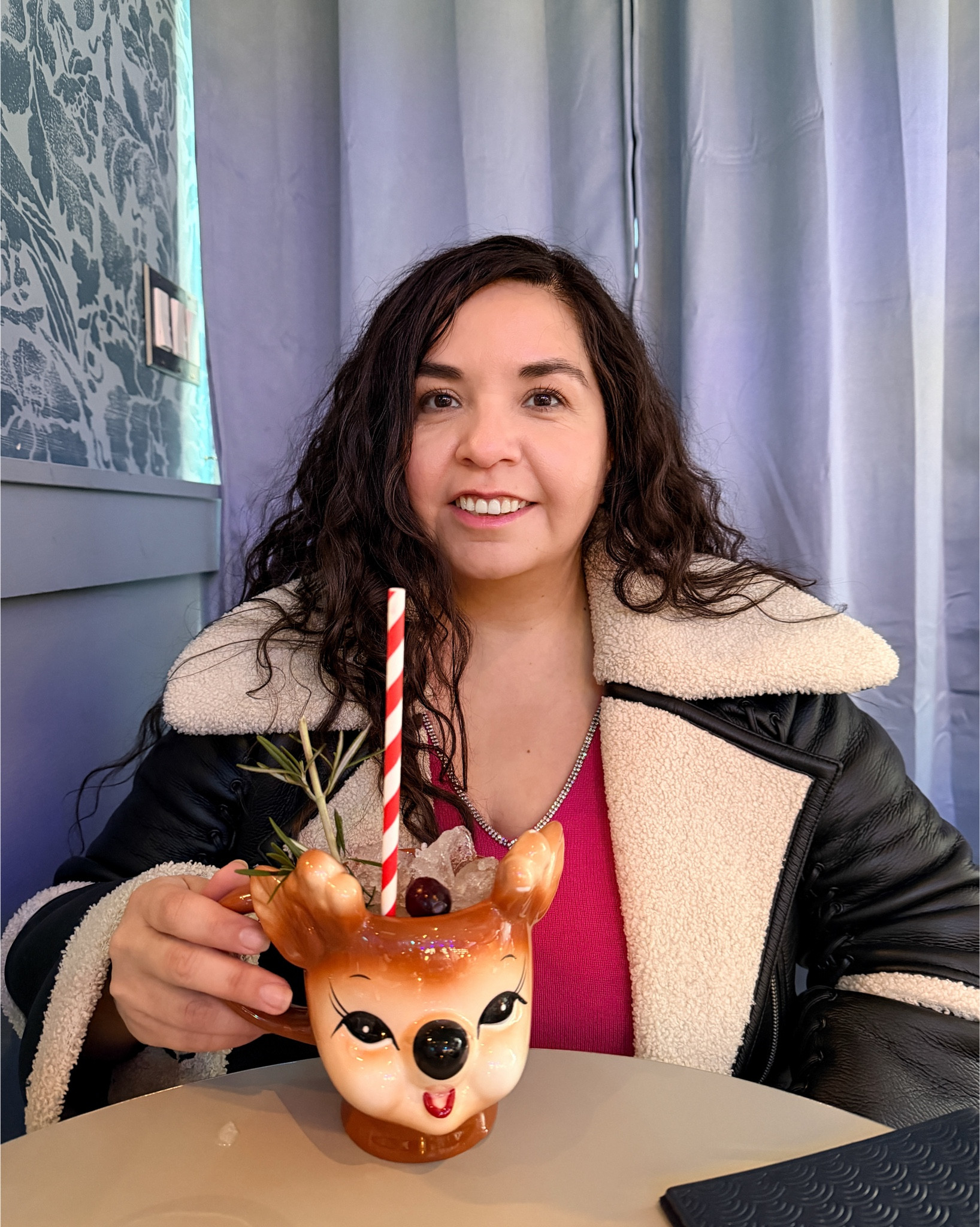 A cozy winter outfit I actually wore out ❄️

This look was all about staying warm without sacrificing style. I’m wearing my burgundy corduroy pants from LOFT (12 Petite) super comfortable, warm, and perfect for winter days when you’re walking around a lot, a great cold-weather staple.

My cashmere sweater is an older Kate Spade piece in a bright fuchsia tone, but I’m linking a similar one from J.Crew for the same cozy, elevated vibe.

Finished the look with a shearling-lined jacket that’s incredibly warm and worth the investment. Mine is no longer available, so I’m linking similar options that give the same winter-ready feel.

Easy, warm, and very wearable for the season. Linking everything below 🤍

#LTKootd #LTKHoliday