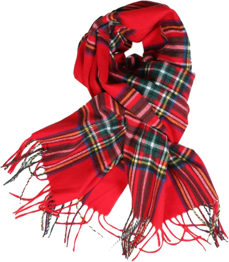 TZ Promise Herringbone Houndstooth Checked Pattern Cashmere Feel Classic Soft Luxurious Winter Sc... | Amazon (US)