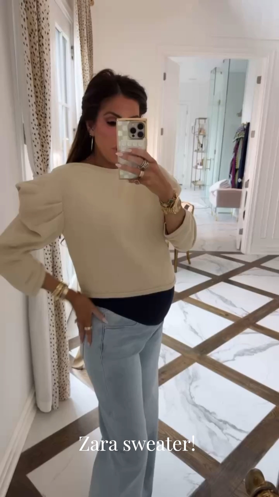 Wearing a size medium in this sweater! I love the detailing on the shoulders! 

Zara finds, Zara fashion, Zara sweater, Maternity Outfits, Spring Outfits, Maternity Jeans, Jeans, Sweater, Cropped Sweater, Emily Ann Gemma

#LTKootd #LTKdayinmylife #LTKBump