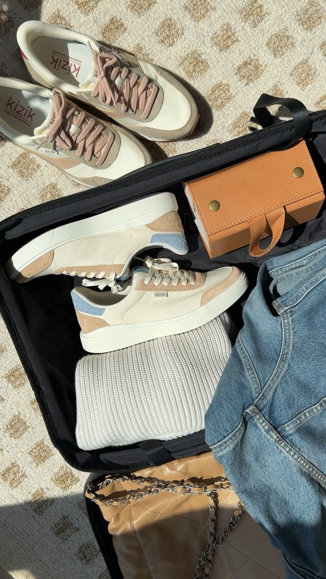 The shoe that doesn't ask anything of me got me styling two looks before my
coffee went cold ☕️

After a knee injury, I started hunting for shoes that were easy, comfortable, AND still felt like me! The @kizik's slip-on, hands-free tech has me never looking back.

Comment STEP and I'll send you the links to shop both pairs - Use code KARINA15 for 15% off the entire site. 72 hours only. Don't sleep on it.
#kizikpartner 

#LTKOver40 #LTKTravel #LTKgrwm