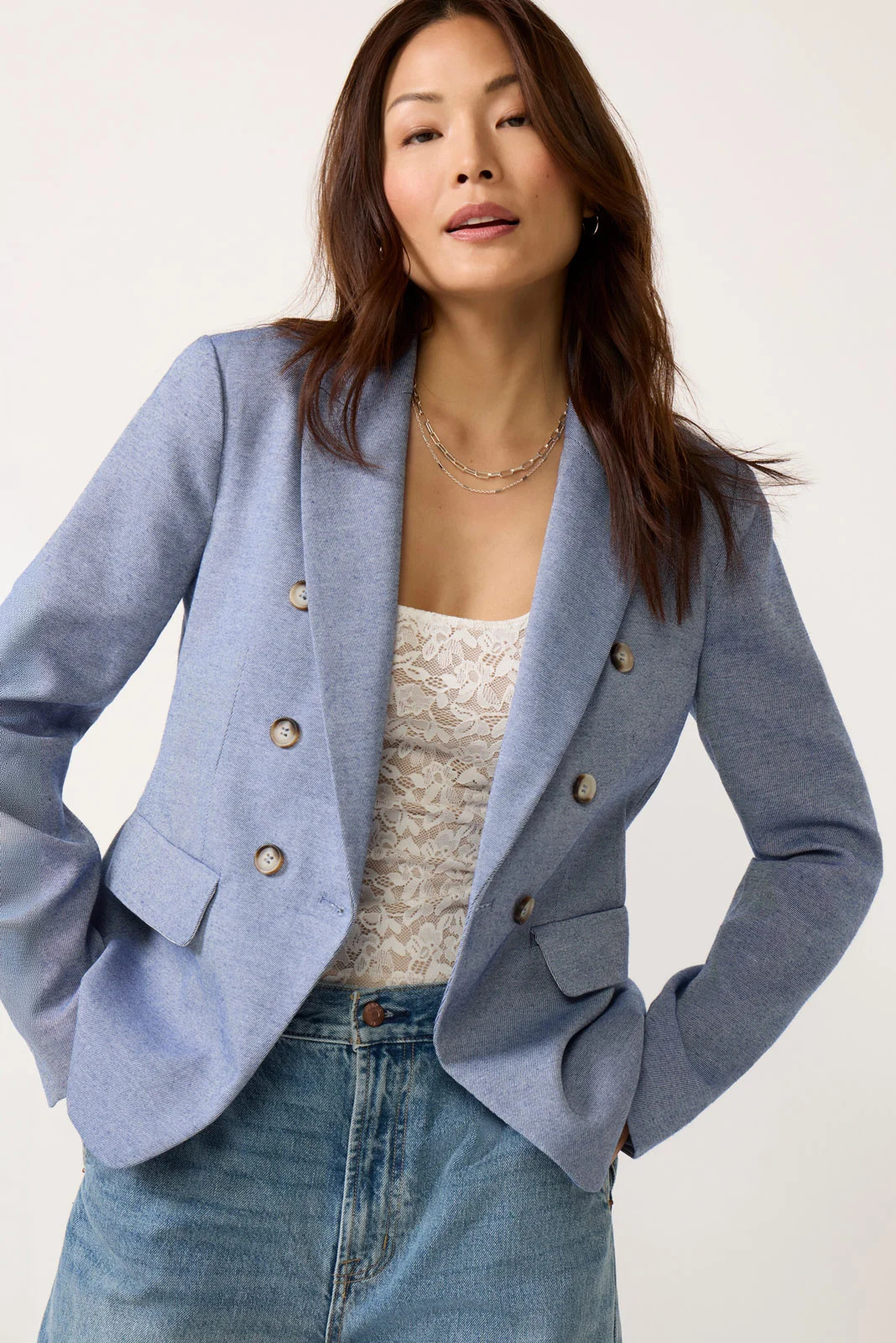 Elizabeth Military Blazer | Evereve