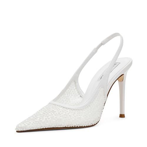 Steve Madden Women's Reyes, White, 8.5 | Amazon (US)