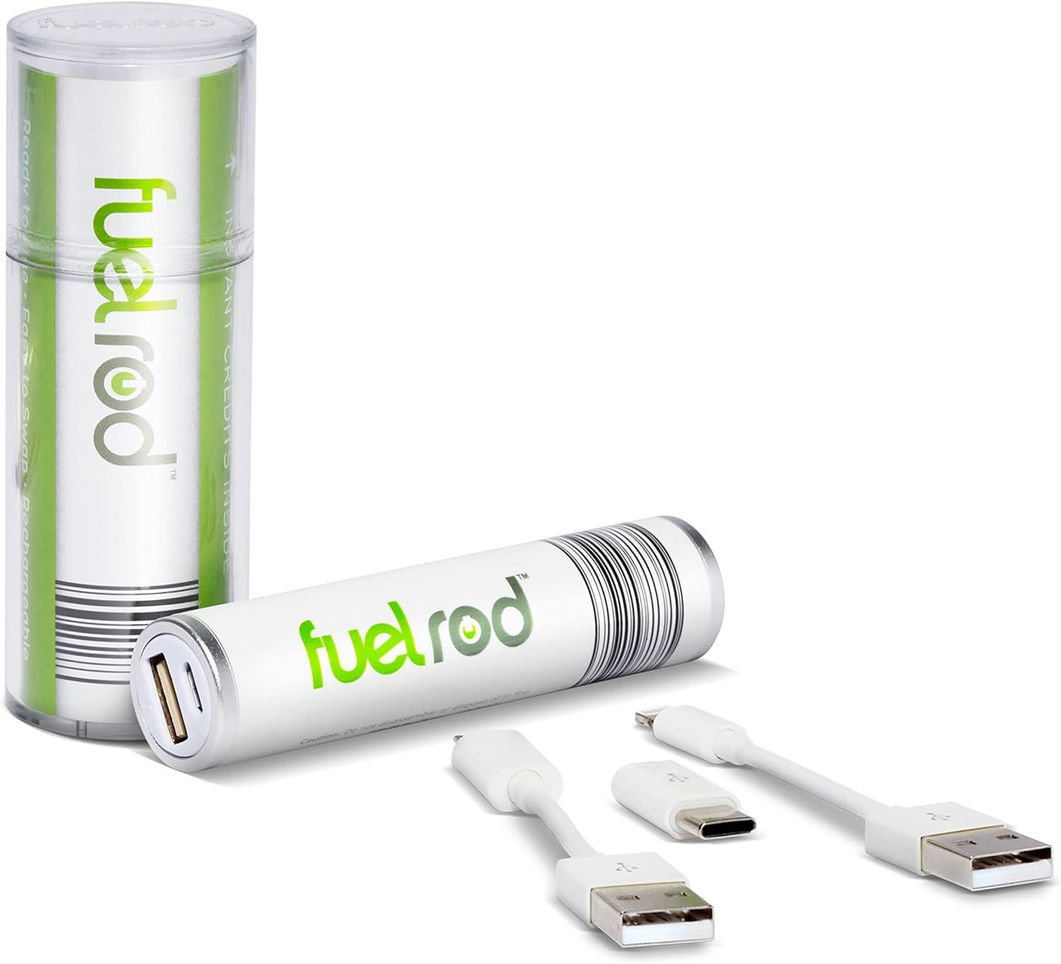 FuelRod Portable Charger Kit | Pack of 2 | Includes All Cables & Adapters | Compatible with All T... | Amazon (US)