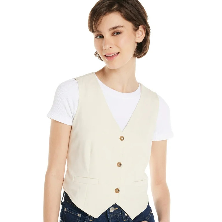 No Boundaries Women's Juniors Vest - Walmart.com | Walmart (US)