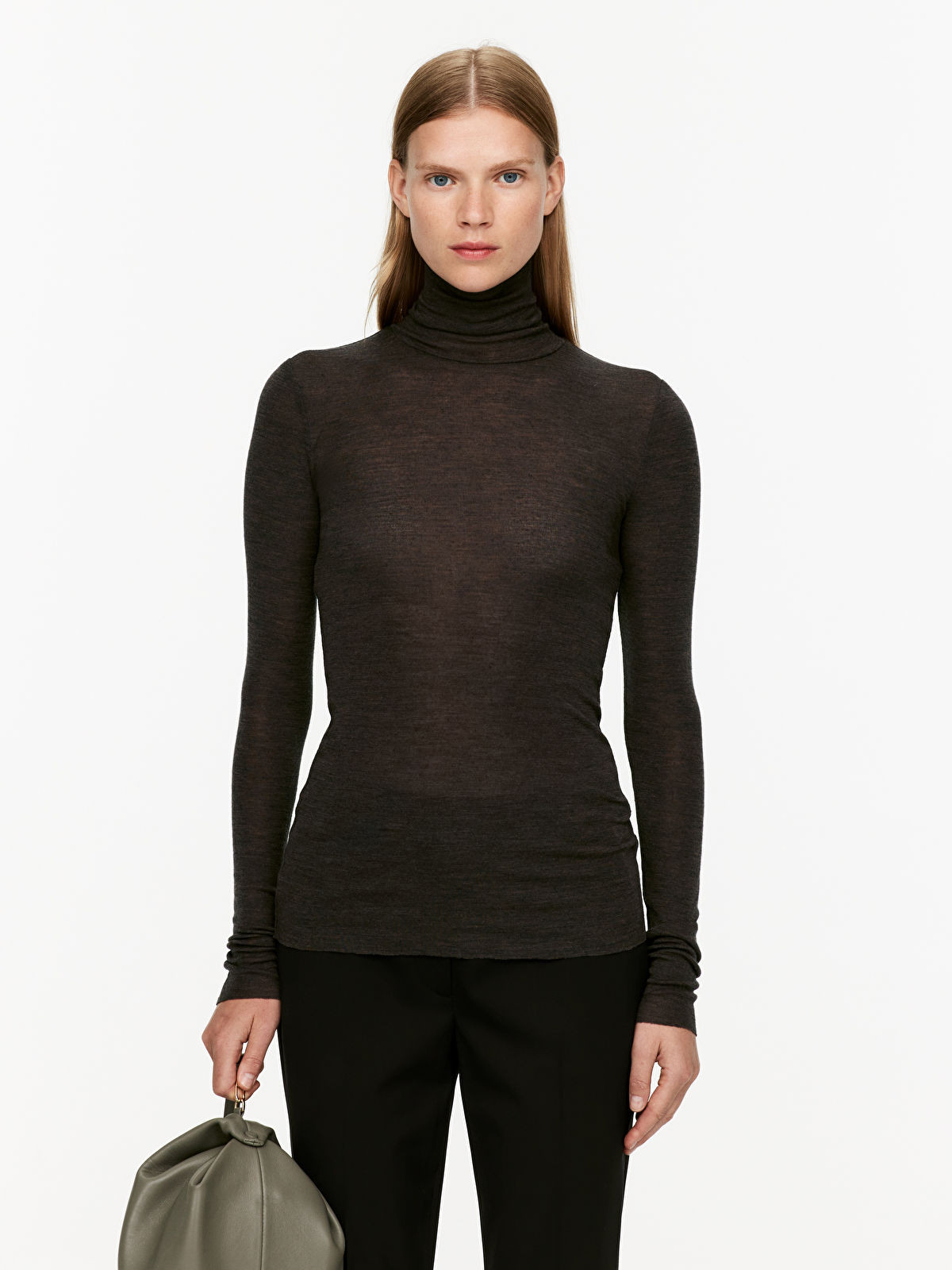 Roll-Neck Wool Top | ARKET (EU)