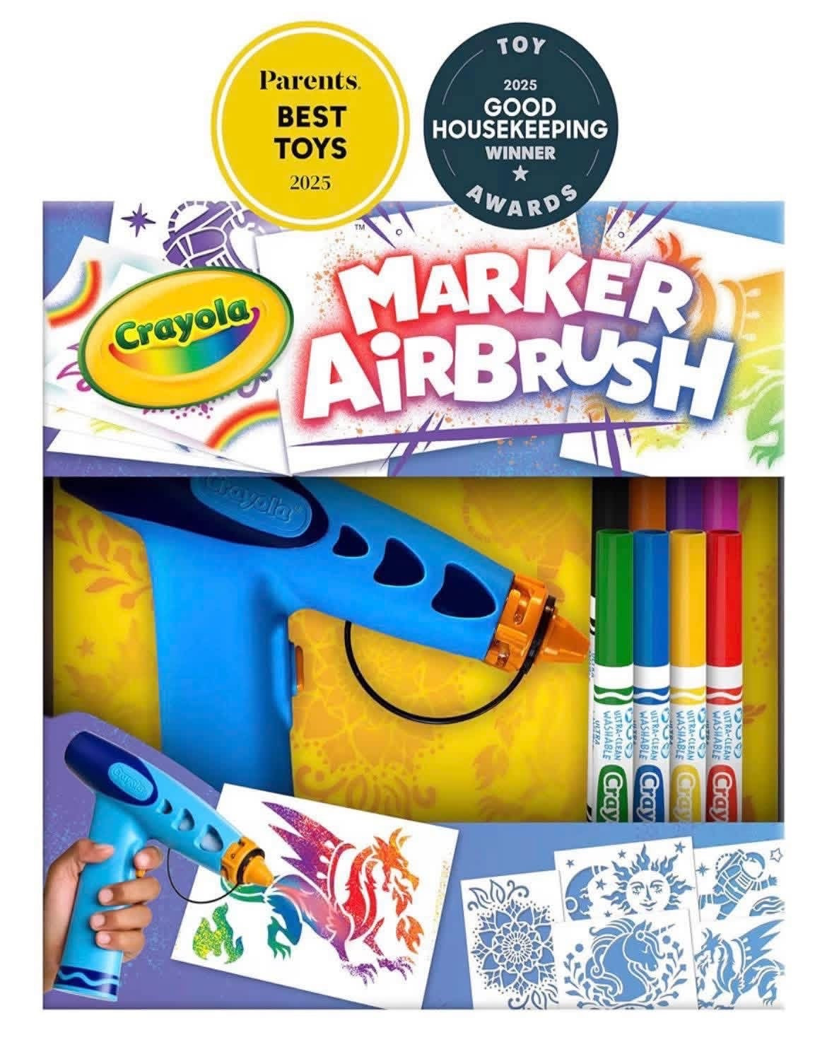 Since launching last year, this amazing Crayola set has received award after award for being one of the best toys on the market. The Marker Airbrush Kit works so well and is super fun for those of all ages! On sale for only $16.99 today - such a perfect indoor activity, and it makes the best gift 🎁

#LTKKids #LTKSaleAlert #LTKHome