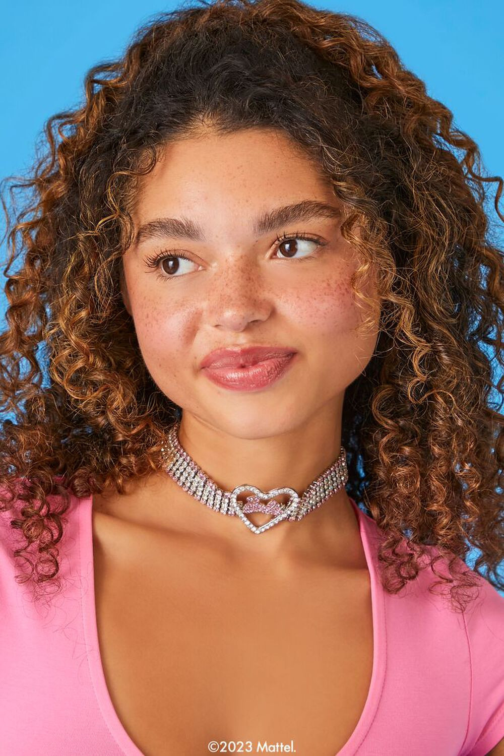Barbie Rhinestone Choker Necklace | Forever 21 (US)