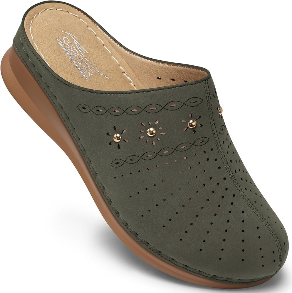 SHIBEVER Clogs for Women Mules Slip-On: Closed Toe Clog - Comfortable Womens Mule | Amazon (US)