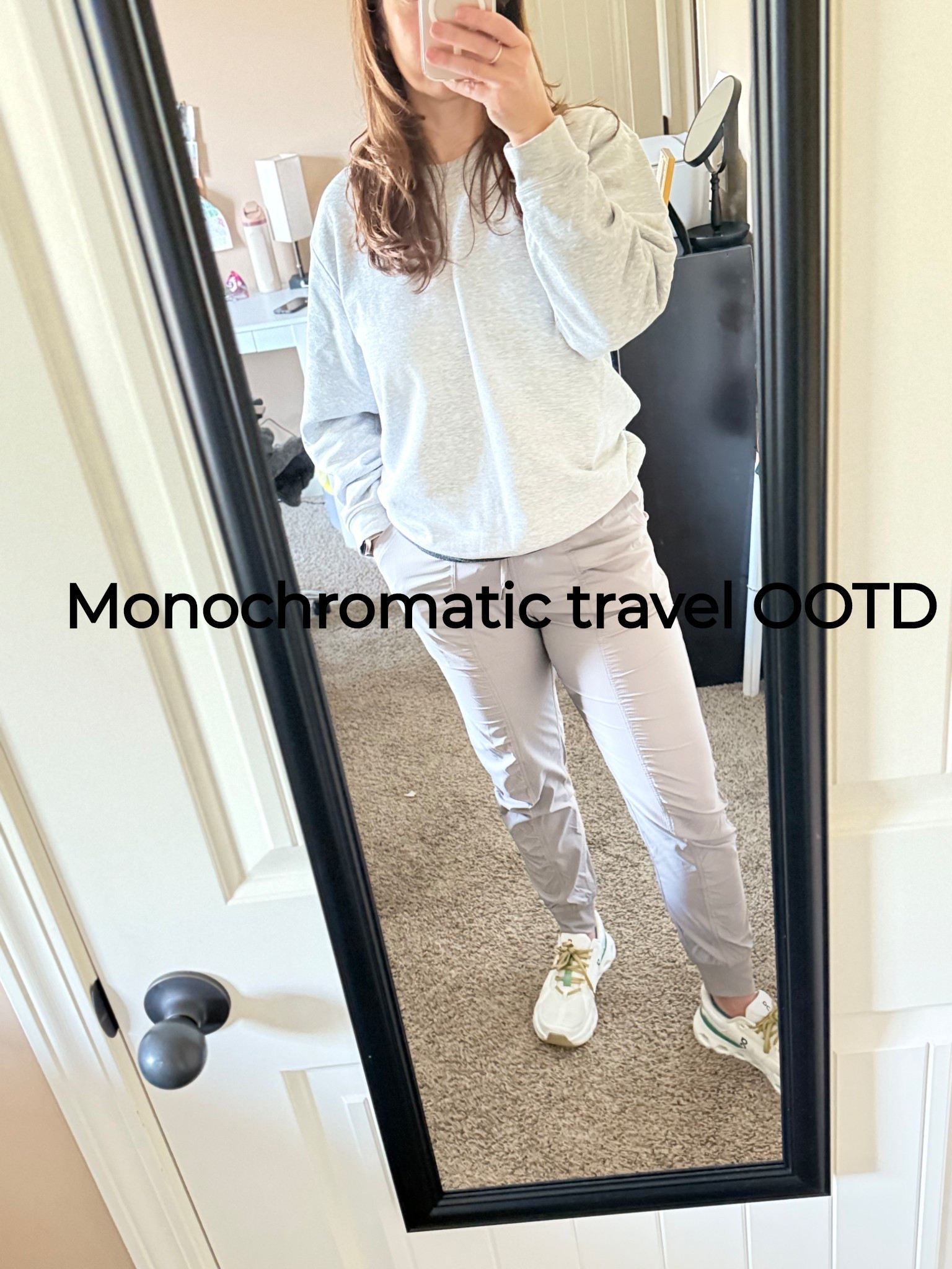 A perfectly monochromatic look for a travel day 💁🏼‍♀️ #amazonfinds #comfy 

#LTKOver40 #LTKSeasonal #LTKTravel