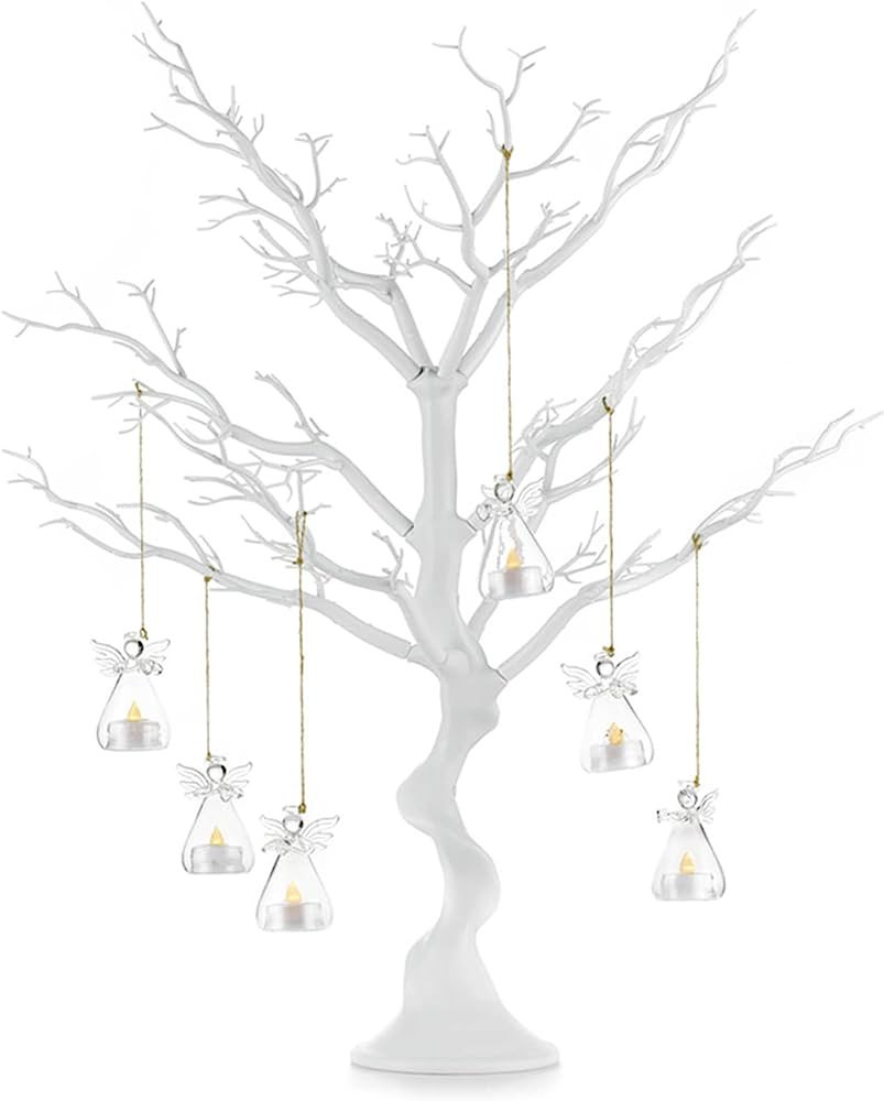 NUPTIO White Christmas Tree Branch Artificial 30 inch Tall Manzanita Tree Centerpiece Wedding Cen... | Amazon (US)