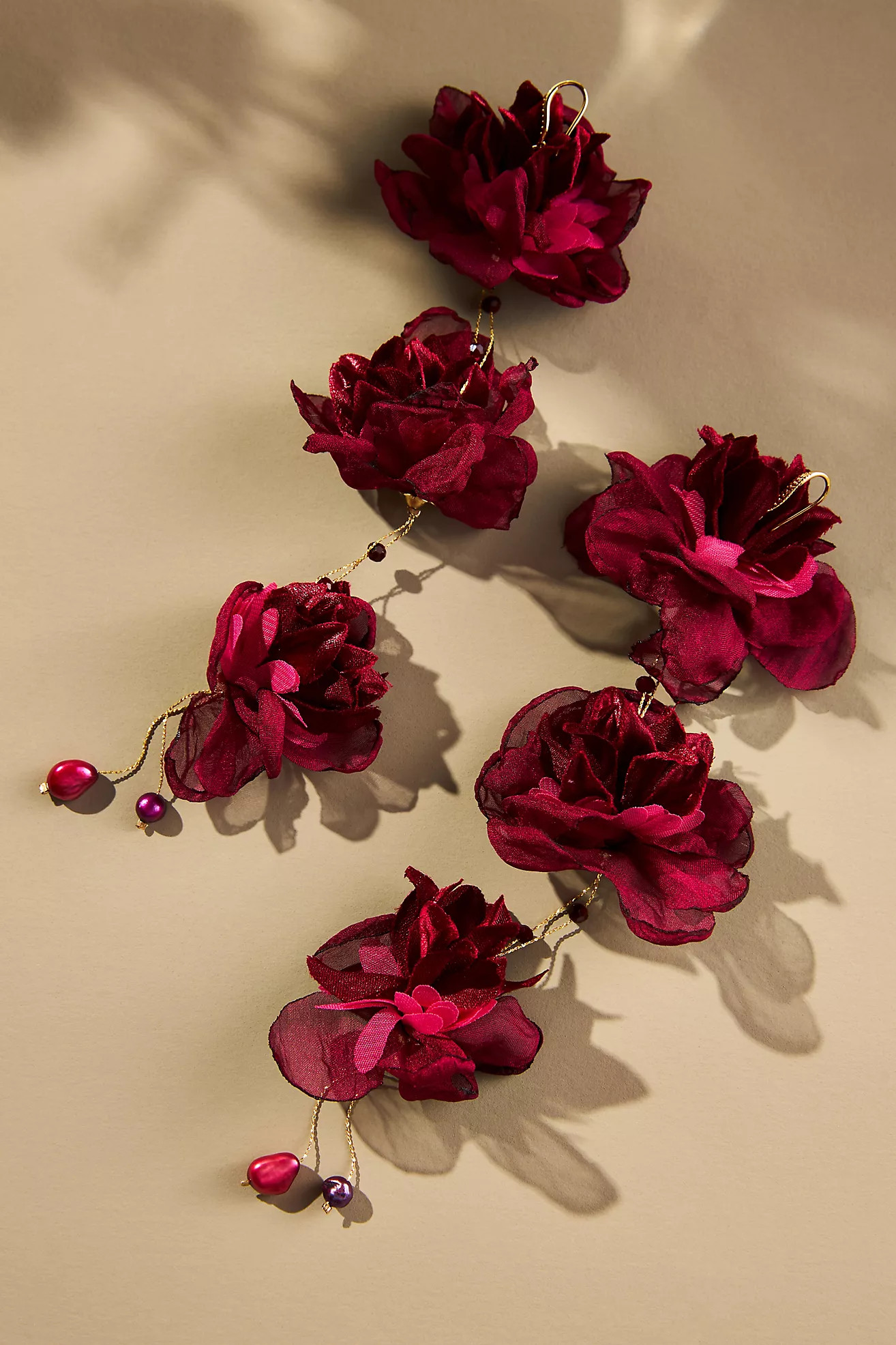 Triple Flower Earrings | Anthropologie (US)