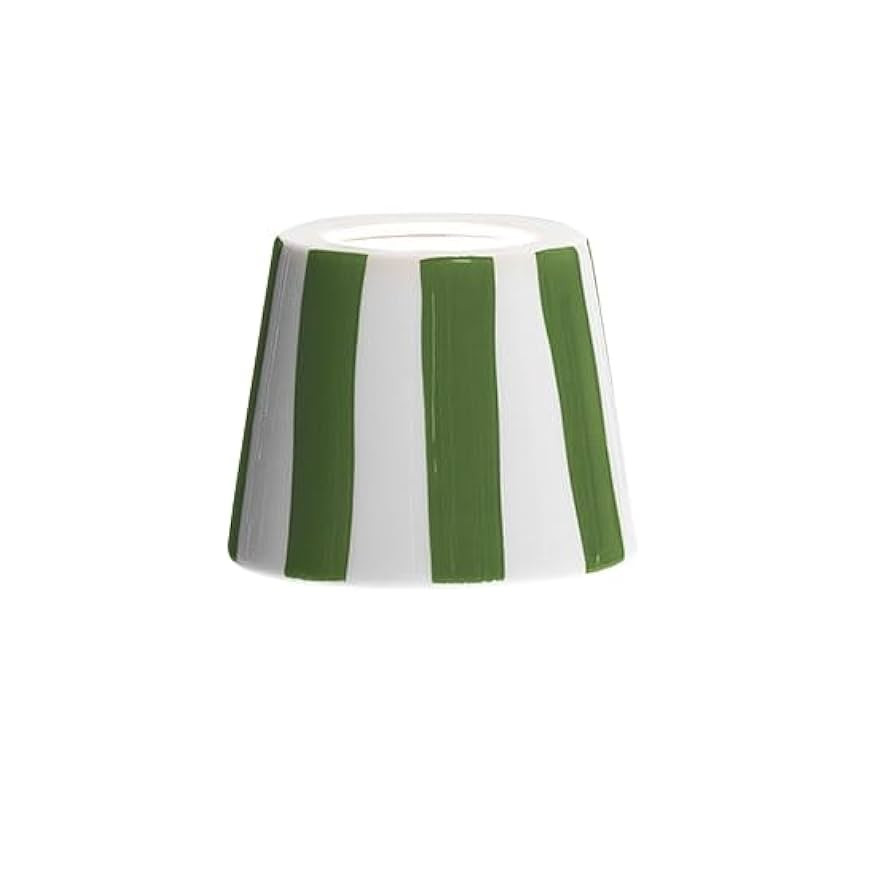 Zafferano Lido Shade for Poldina Pro and Poldina Pro Mini (Color: Green Stripes) Ceramic Shade, H... | Amazon (US)