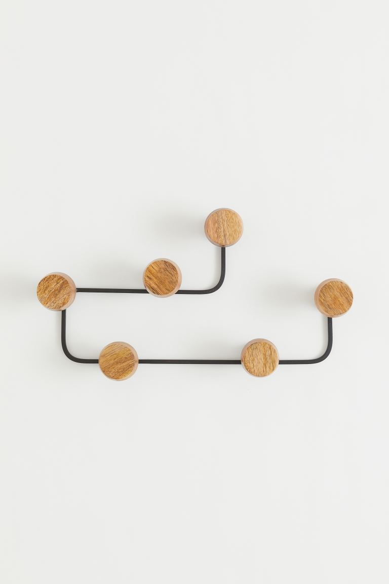 Metal and Wood Wall-mounted Rack | H&M (US + CA)