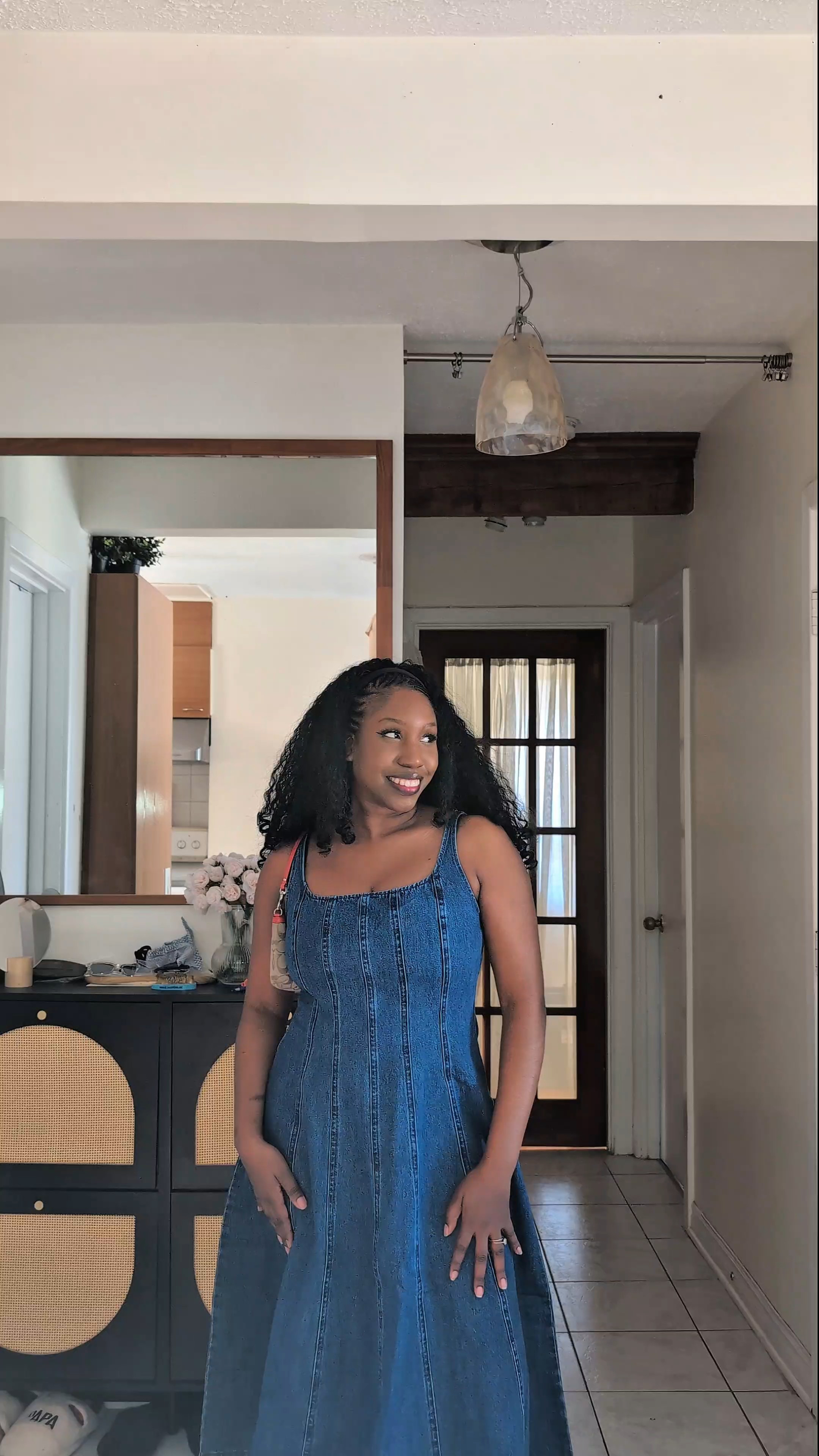 Demain dress from hm. It's 100% cotton! #hm #denim #denimdress

#LTKcanada #LTKdresses