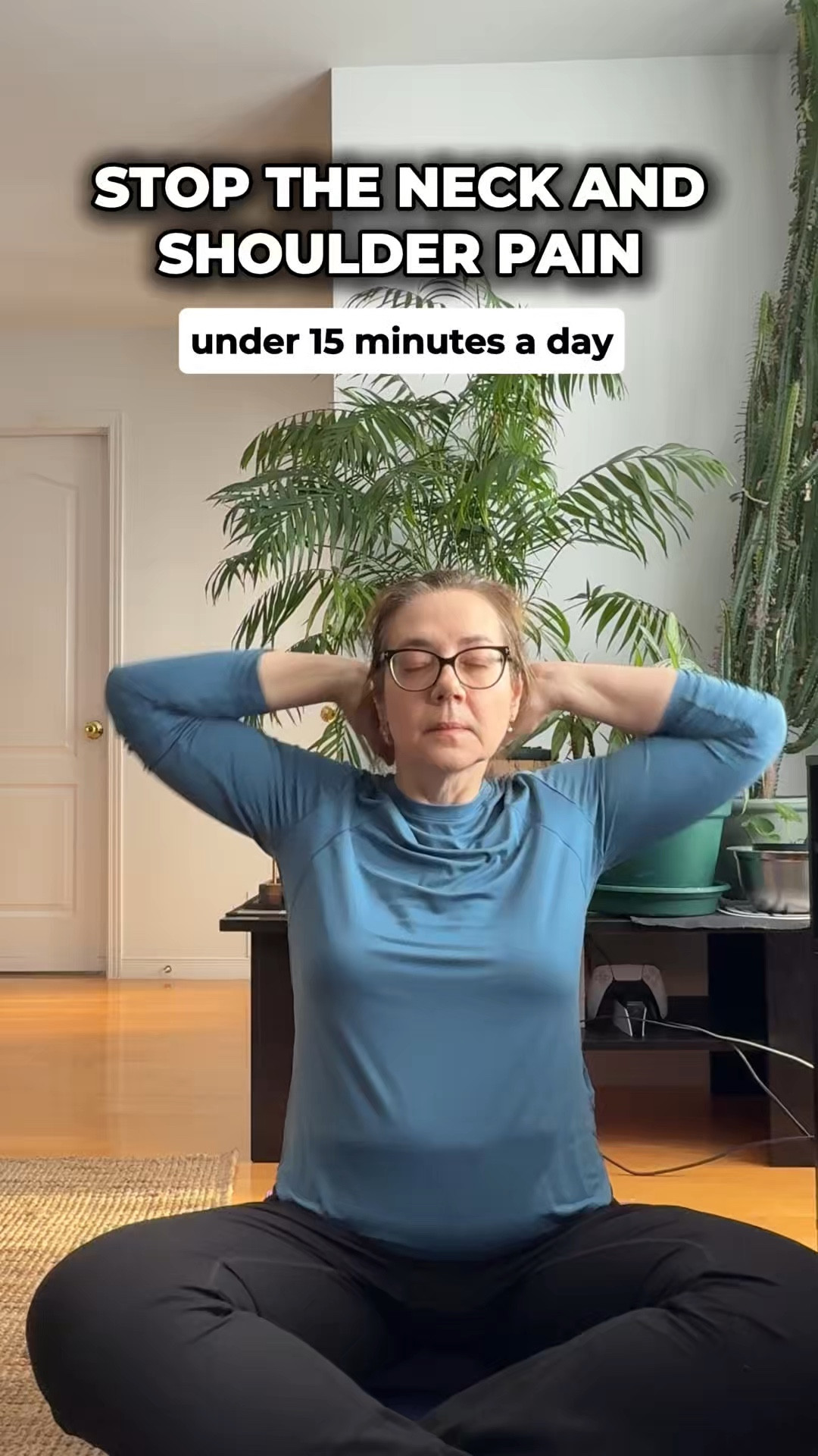 When it came mes to the body it’ « use it or loose it » after 50. If I skip my yoga routine or my walk for a day it’s my ch more painful to move next day. As usual consistency is a key. This routine is my saviour for my neck and shoulders pain. It’s only 15 minutes and it brings immense pain relief.

Do you have your favourite exercise routine to keep the pesky body aches at bay? Please share below ⬇️ I am dying to know!

Do you like this type of tips?

Follow for more fun ideas and tips on style, beauty and wellbeing after 50.

#LTKfitness