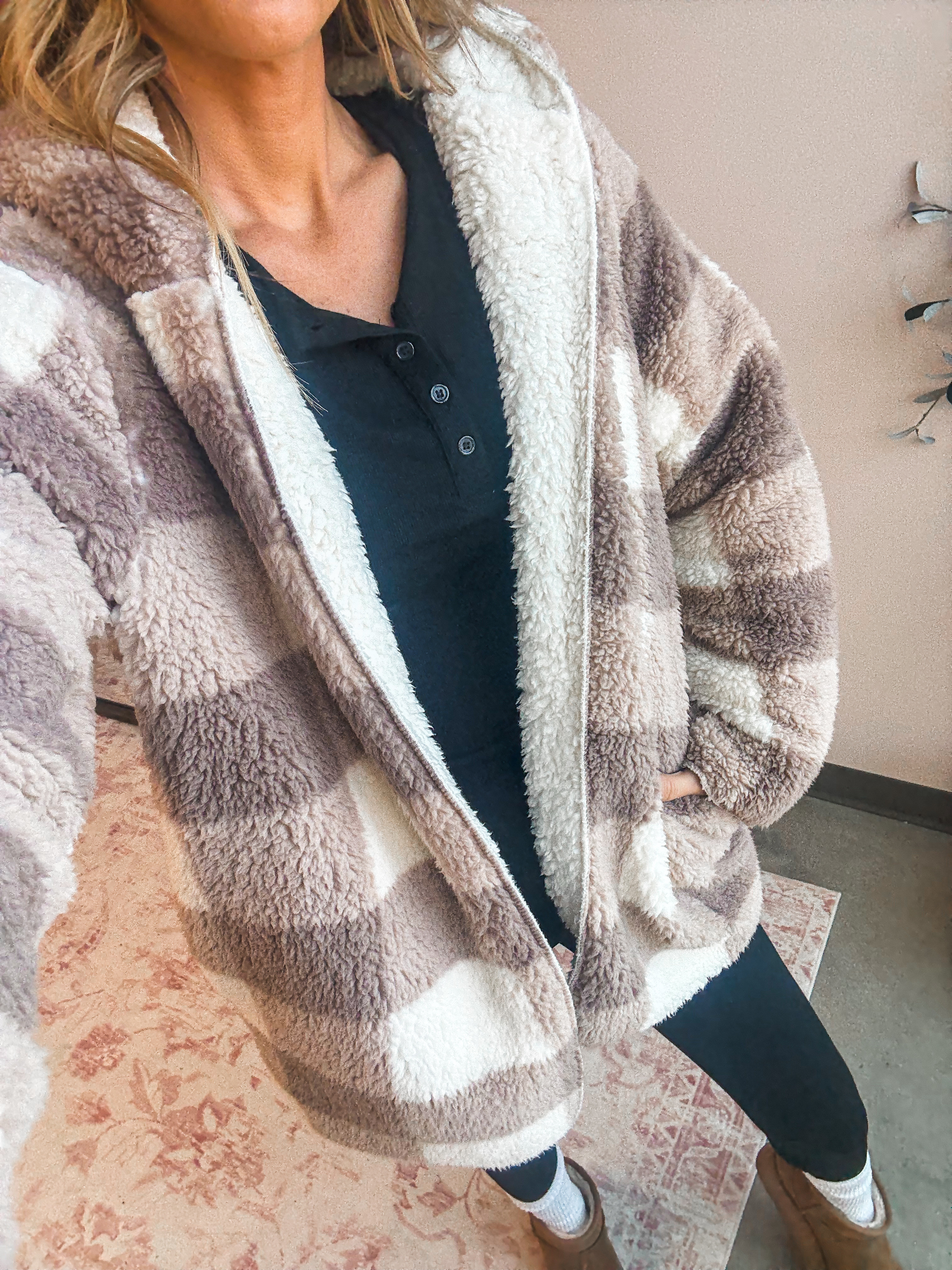 OBSESSED with this sherpa jacket. Use code TORI for discount. 

#pinklily #jacket #sherpa  

 #LTKGiftGuide #LTKSaleAlert #LTKFindsUnder50