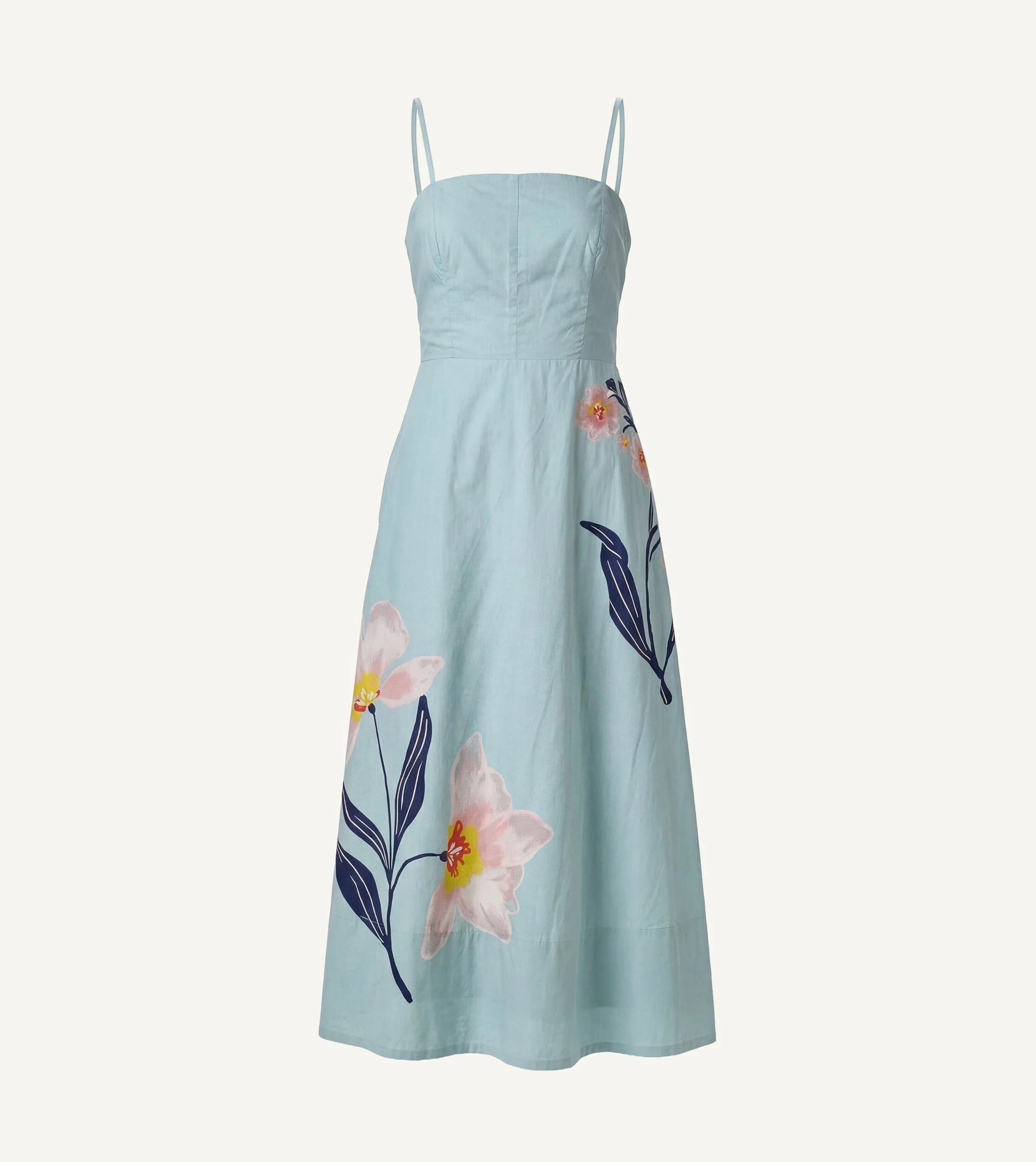 Riley Ankle Dress | Moresco Blue Surf | Cleobella