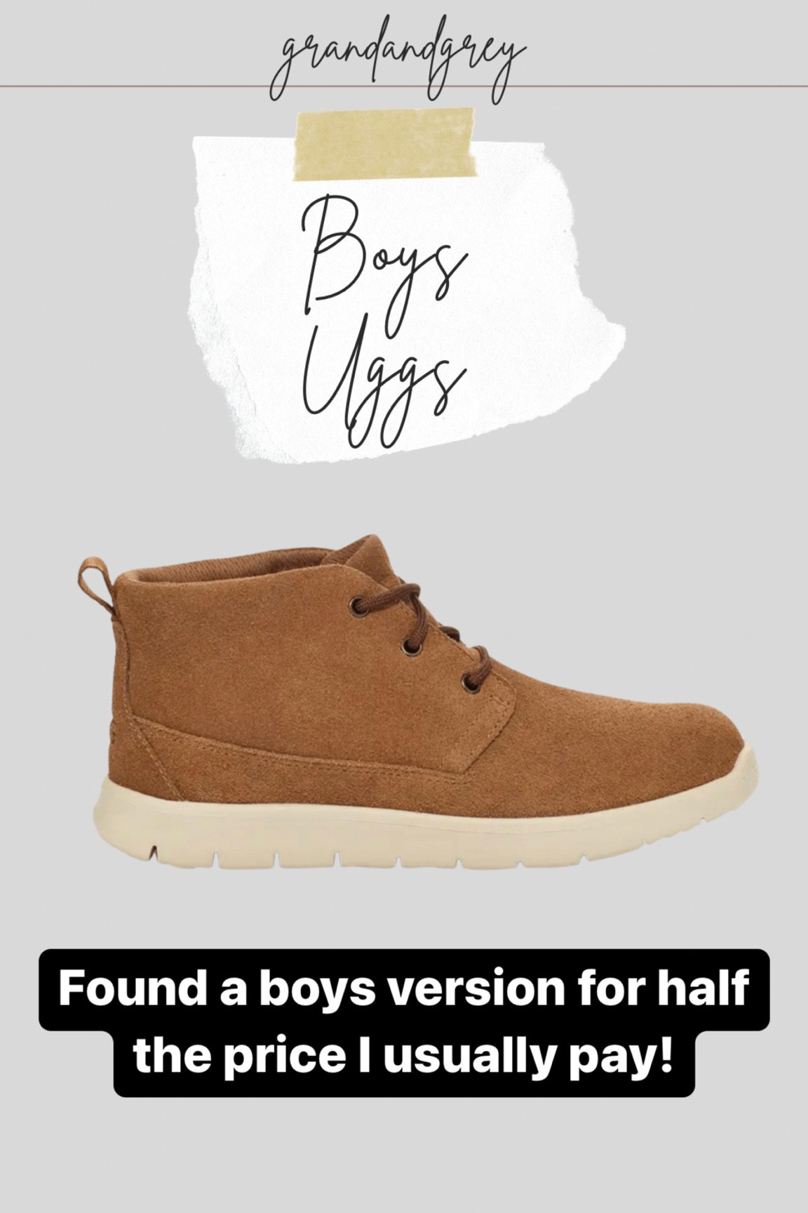 I found these boys Uggs for half the price I usually pay! Linking a toddler version too if interested! 

#LTKshoecrush #LTKstyletip #LTKkids