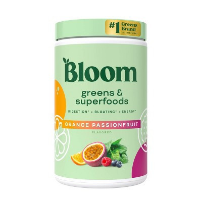 BLOOM NUTRITION Greens and Superfoods Powder - Orange Passion Fruit - 5.39oz/25 Servings | Target