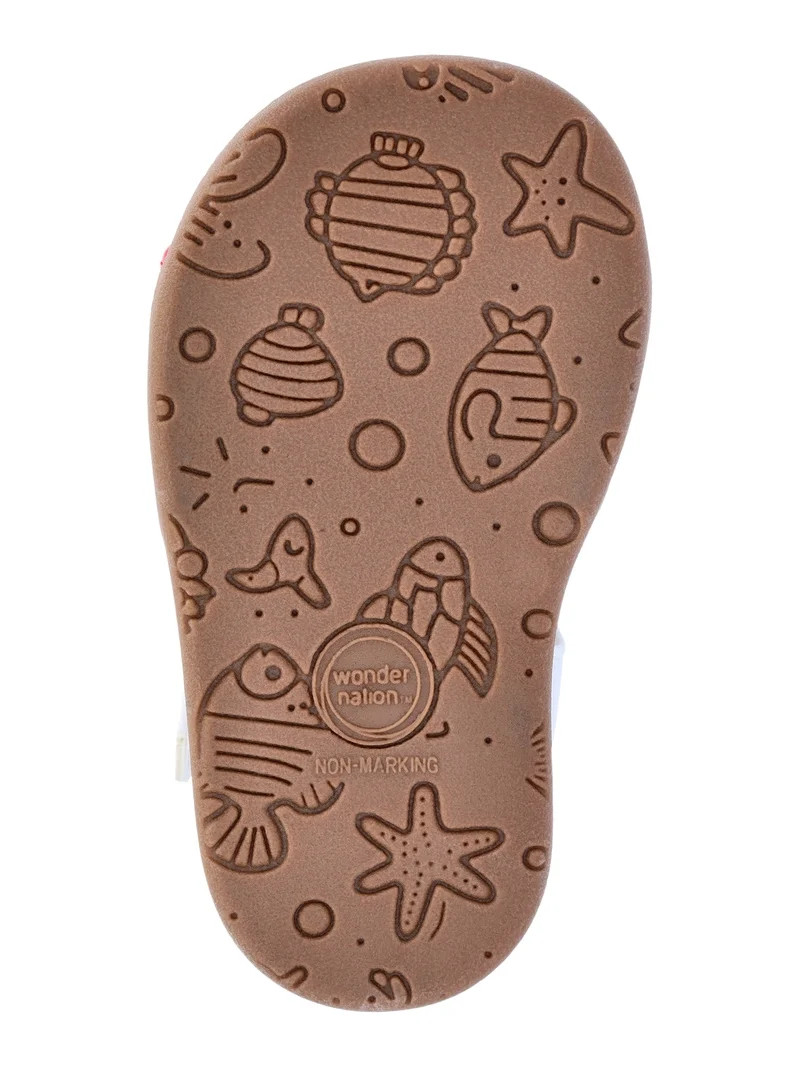 Wonder Nation Baby and Toddler Girls Fruit Sandals | Walmart (US)
