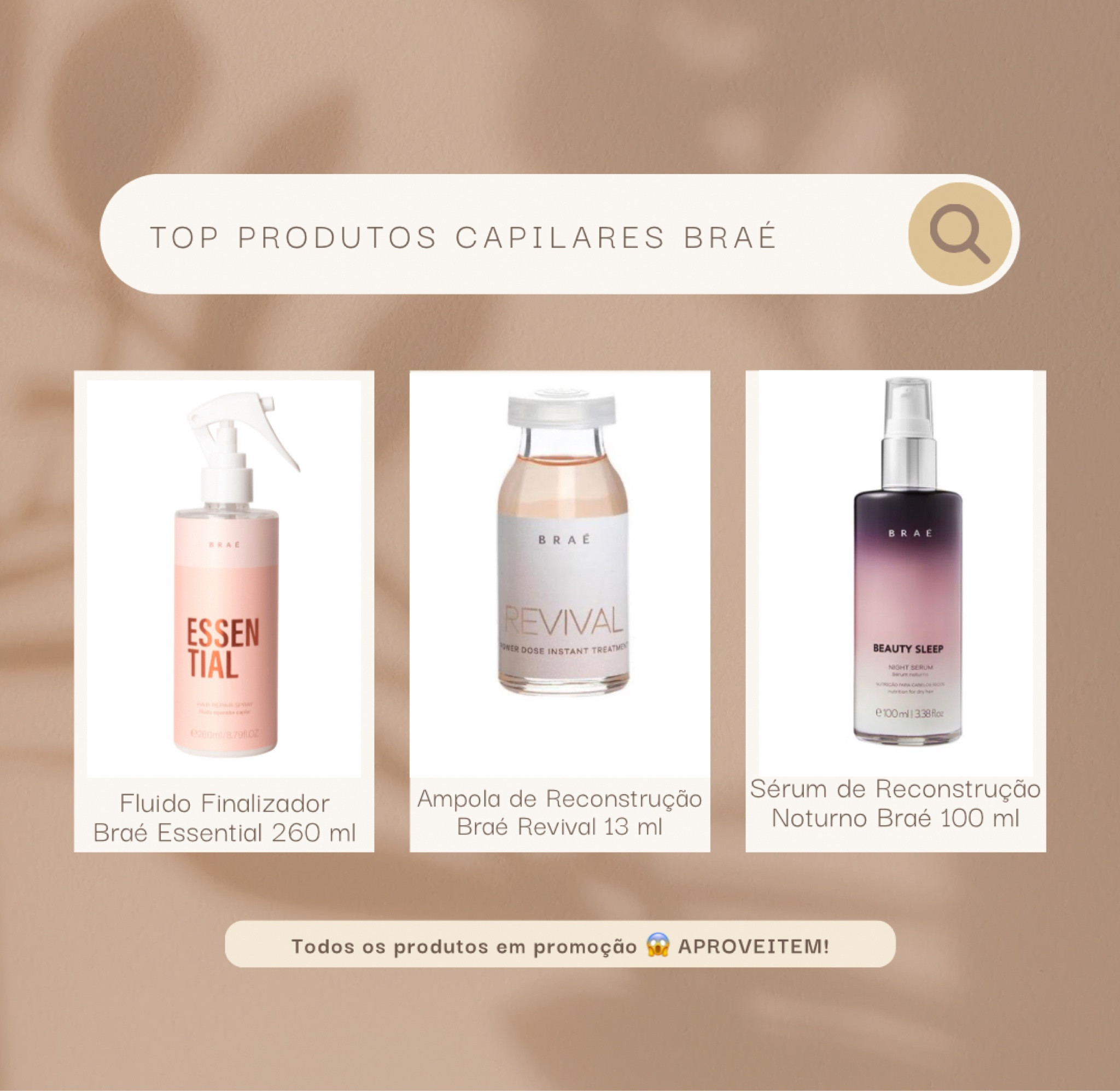 Genteee, esses produtos podem mudar o seu cabelo! As linhas da Braé oferecem excelentes tratamentos para os seus fios. Tenho cabelo com química e luzes, e amoooo o resultado que esses três entregam 😍😍 aproveitem que os produtos estão em promoção 😱😱🏃🏻‍♀️

#LTKbrasil #LTKbeauty